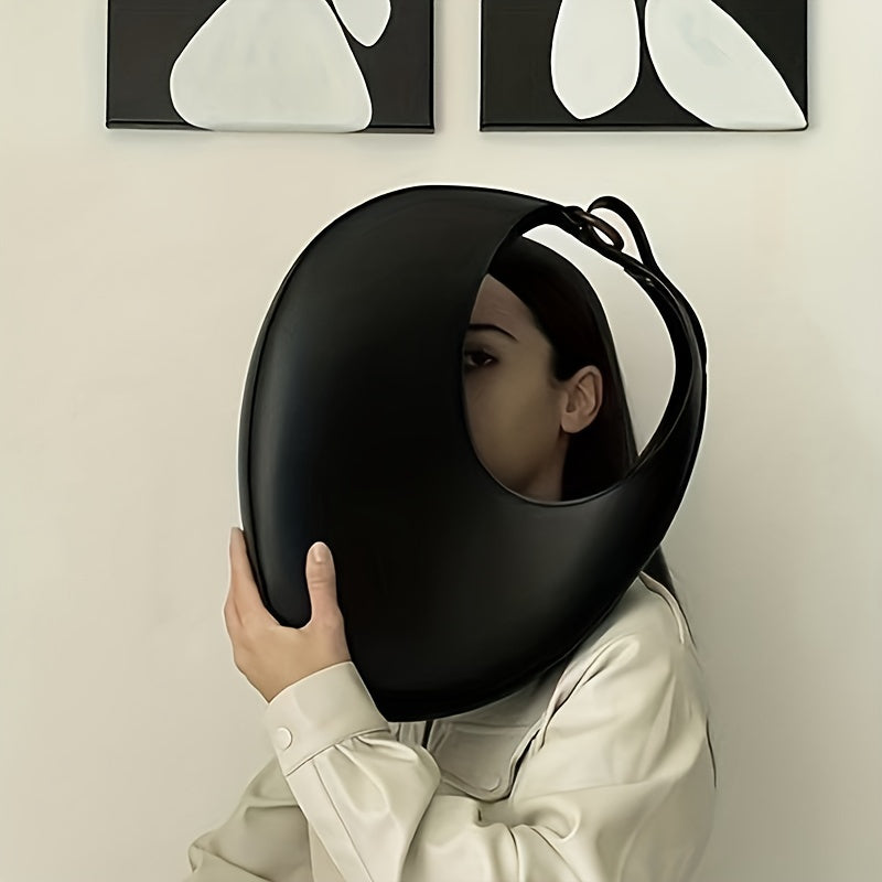 Borsa Hobo i Ensfarvet Farve - Den Moderne Minimalist af Liva