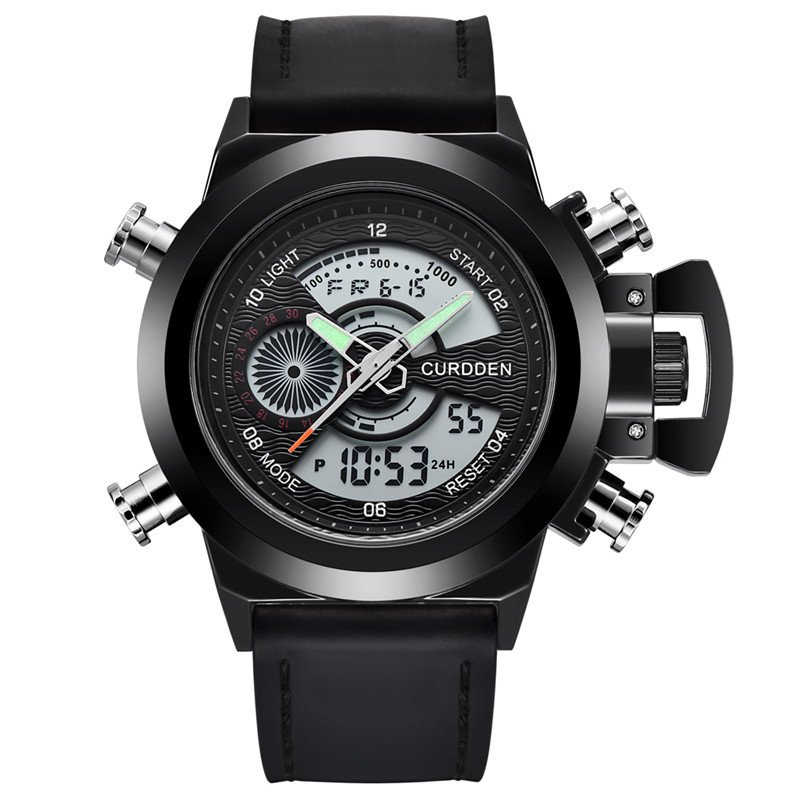 Dobbelt Tid Mode Chronograph Ur