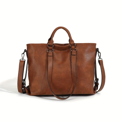 Eleganza Classica di Charlotte | Håndtaske i Vintage Syntetisk Læder