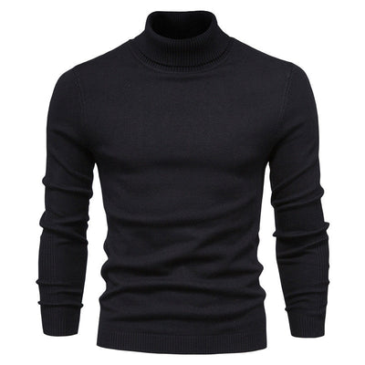 Blaine | Klassisk herre rullekrave trøje – elegant uld sweater