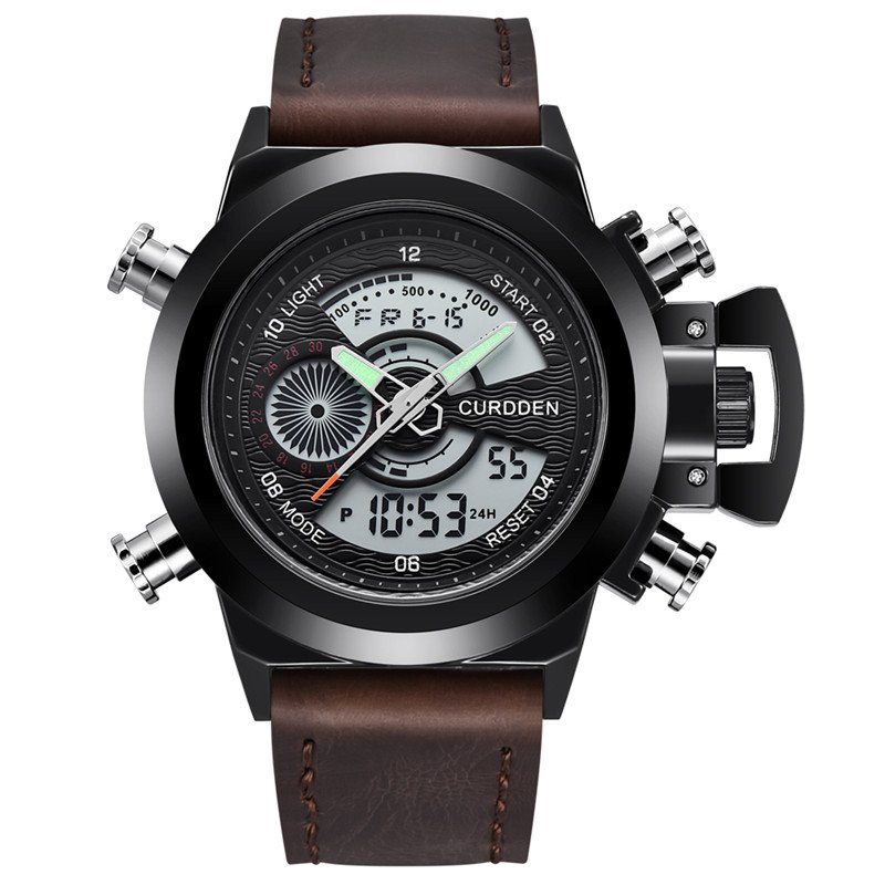 Dobbelt Tid Mode Chronograph Ur