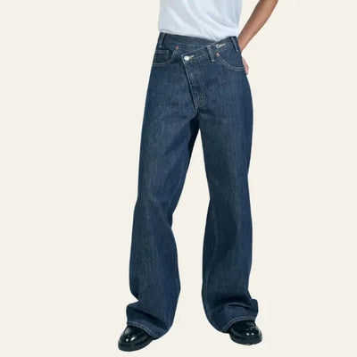 Clara | Oversized Wide-Leg Jeans