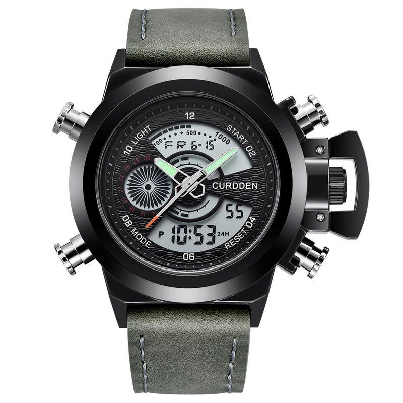 Dobbelt Tid Mode Chronograph Ur