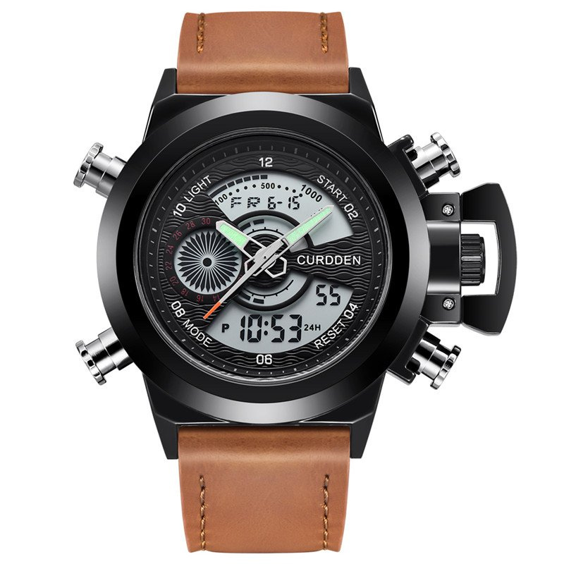 Dobbelt Tid Mode Chronograph Ur