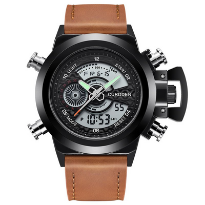 Dobbelt Tid Mode Chronograph Ur