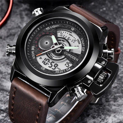 Dobbelt Tid Mode Chronograph Ur