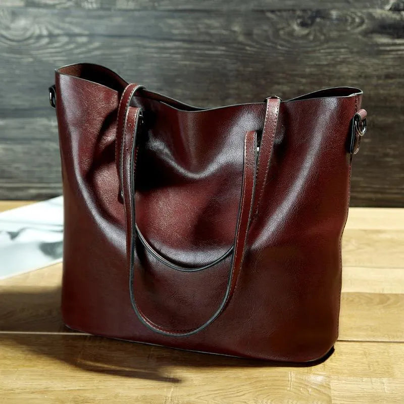 La Preferita di Nicole | Vintage Læder Skuldertaske