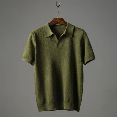 Ikon | Struktureret herre polo – klassisk elegant poloshirt til mænd