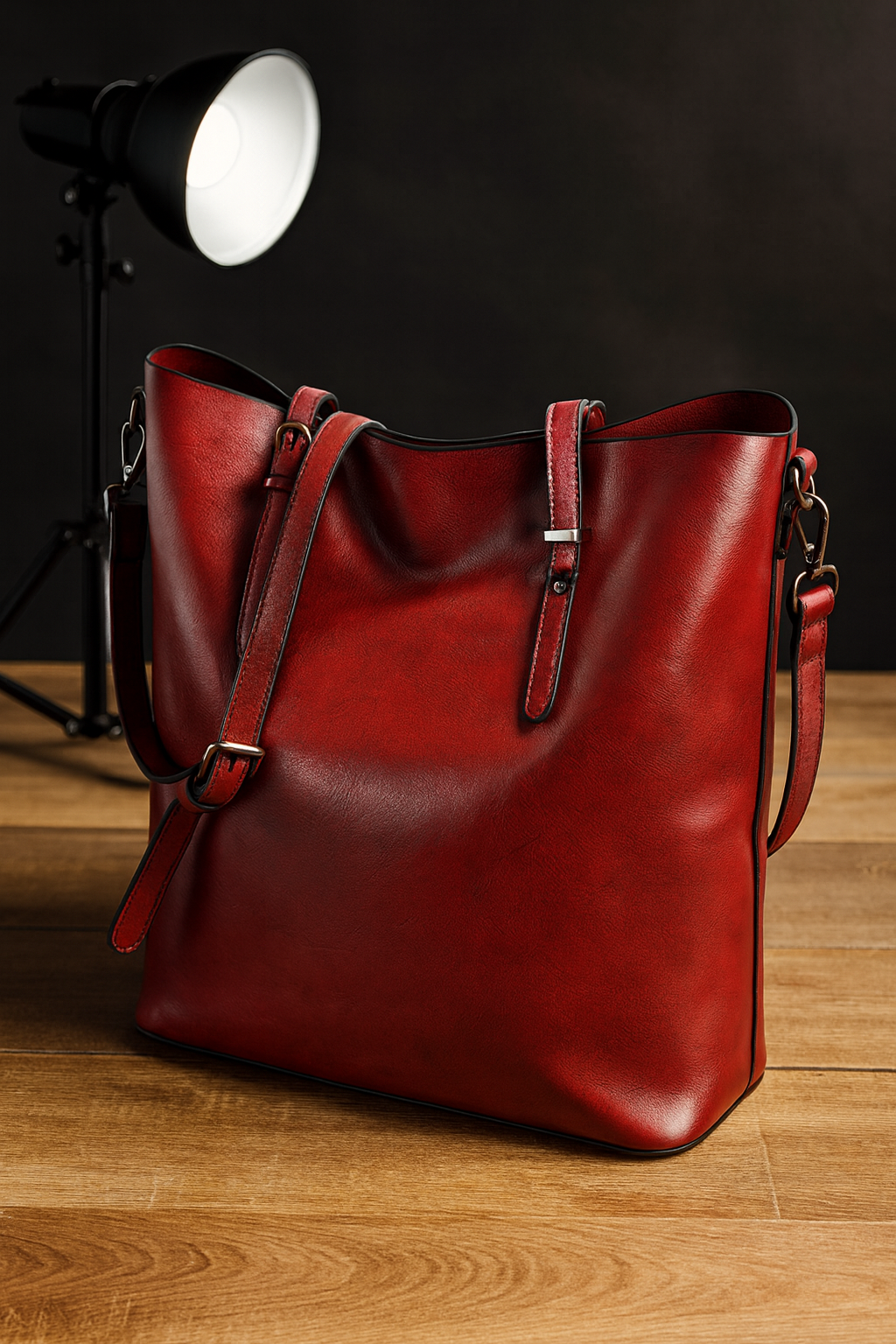 La Preferita di Nicole – Vintage Læder Skuldertaske