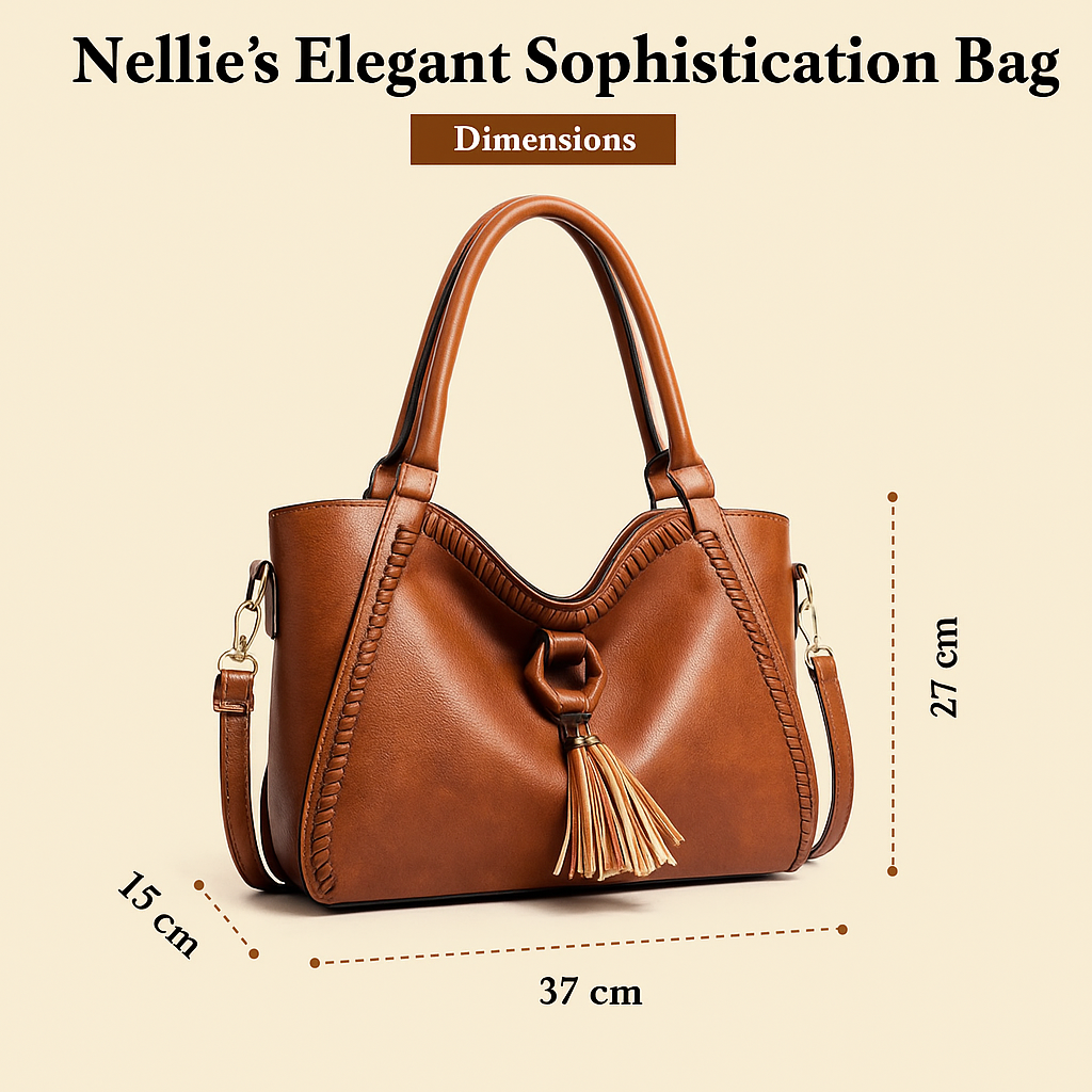 Sofistikeret Elegance fra Nellie | Skuldertaske i Læder