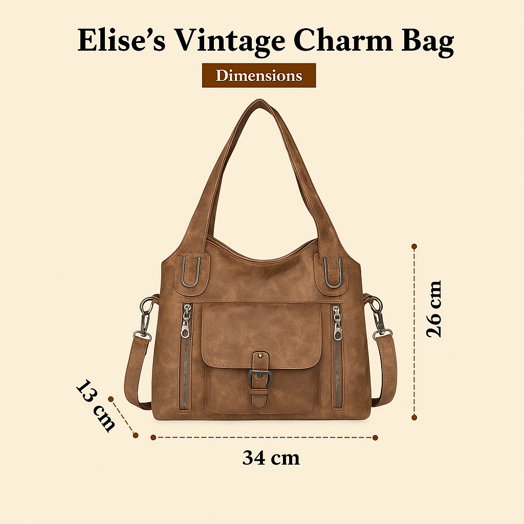 Fascino Vintage af Elise | Skuldertaske i Syntetisk Læder