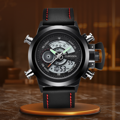 Dobbelt Tid Mode Chronograph Ur