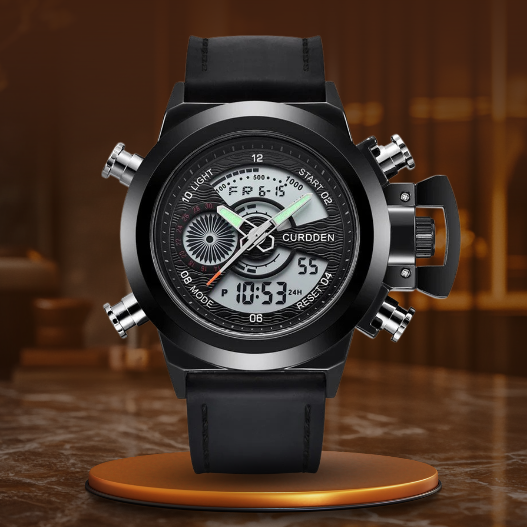 Dobbelt Tid Mode Chronograph Ur