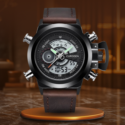 Dobbelt Tid Mode Chronograph Ur