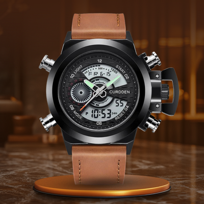 Dobbelt Tid Mode Chronograph Ur