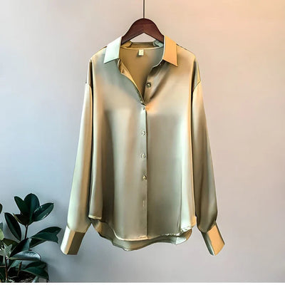 Zelia - Tidløs Oversized Elegant Bluse