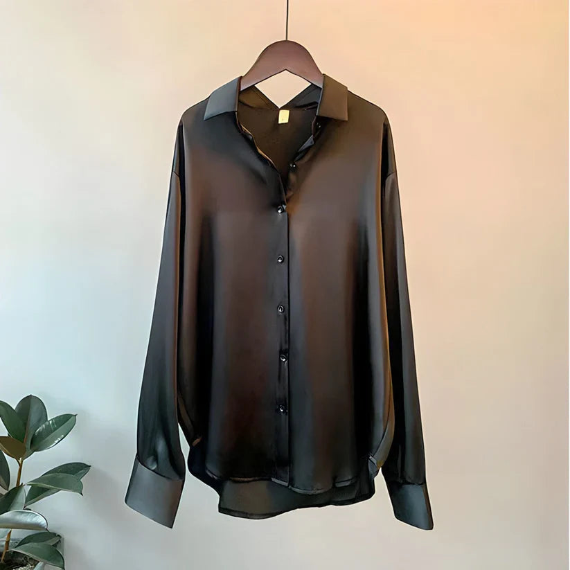 Zelia - Tidløs Oversized Elegant Bluse