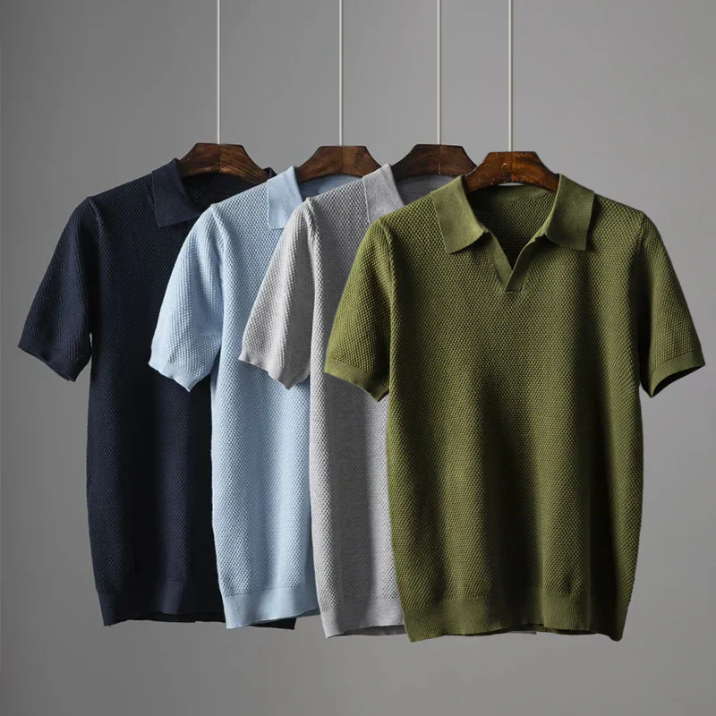 Ikon | Struktureret herre polo – klassisk elegant poloshirt til mænd