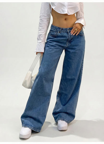 Naya - Denim Jeans Relaxed Fit Baggy Bukser Dame
