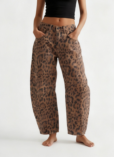 Zillah – Wide Leg Barrel Denim Jeans | High Waist Bukser Dame