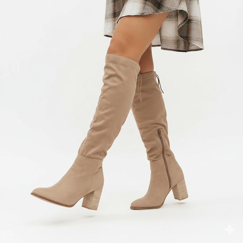 Mari - Høje støvler med højhælede