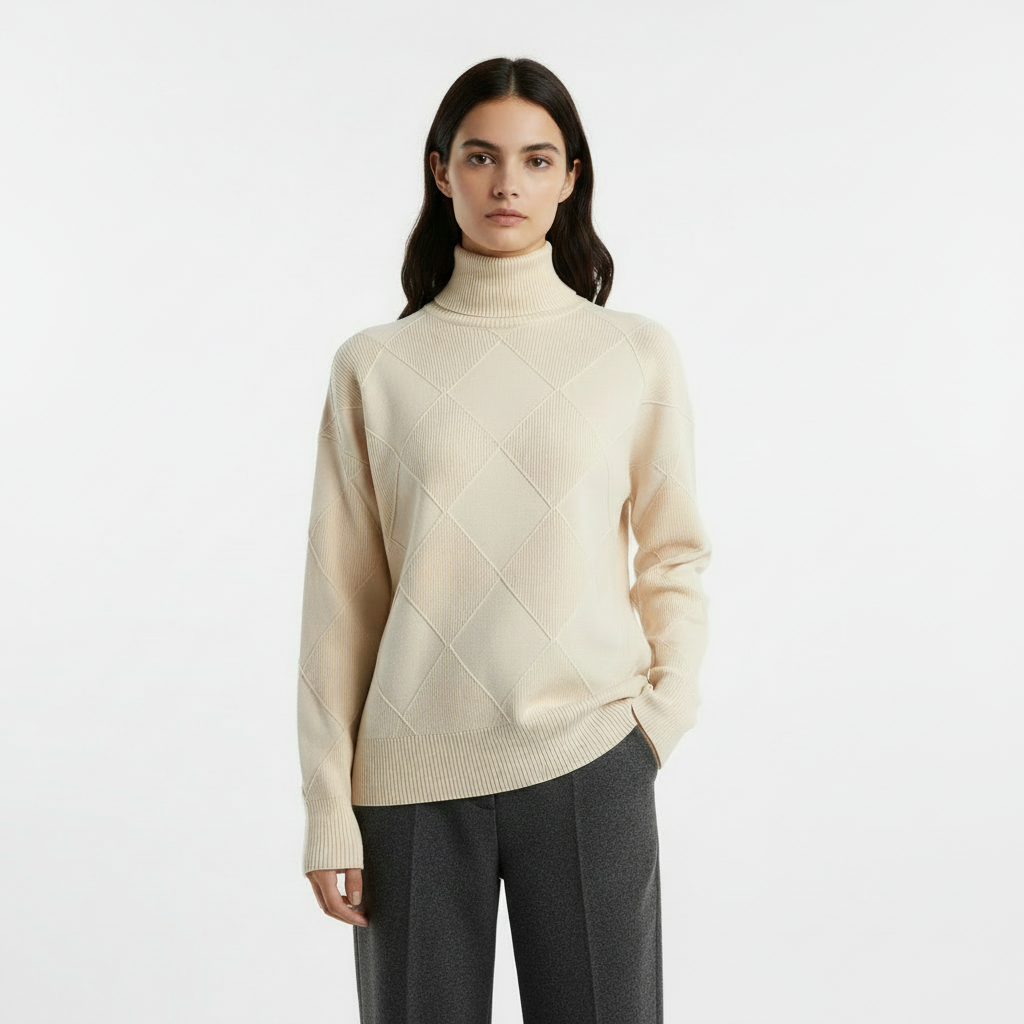 Sofy | Dame Striktrøje i Håndlavet Design – Komfortabel Elegant Sweater