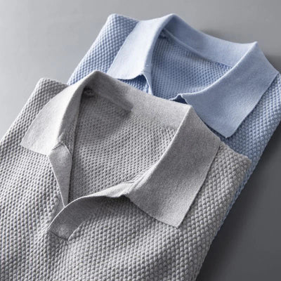 Ikon | Struktureret herre polo – klassisk elegant poloshirt til mænd