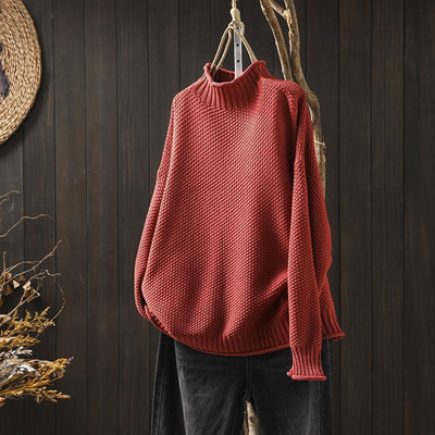 Claire | Dame striktrøje i premium garn sweater