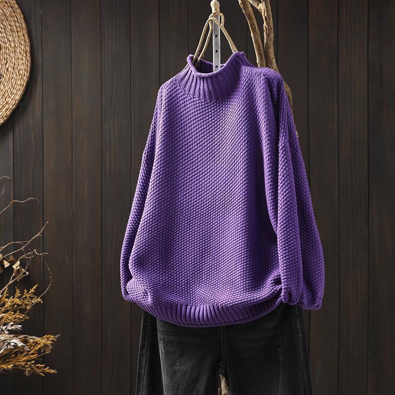 Claire | Dame striktrøje i premium garn sweater