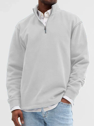 Topman | Herre sweatshirt med kort lynlås – casual hættetrøje