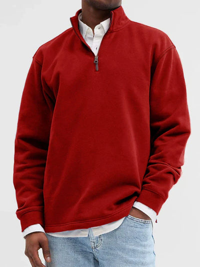 Topman | Herre sweatshirt med kort lynlås – casual hættetrøje