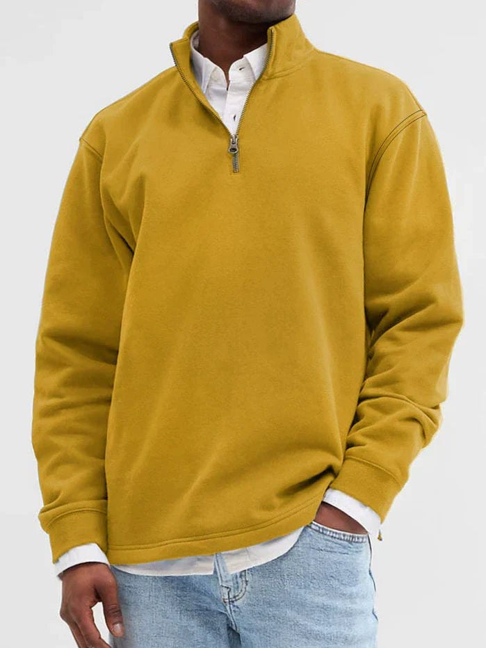 Topman | Herre sweatshirt med kort lynlås – casual hættetrøje
