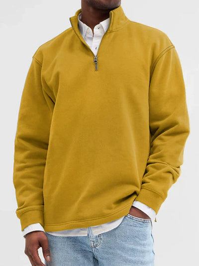 Topman | Herre sweatshirt med kort lynlås – casual hættetrøje