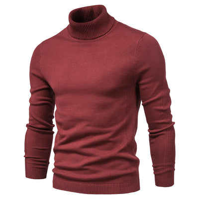 Blaine | Klassisk herre rullekrave trøje – elegant uld sweater