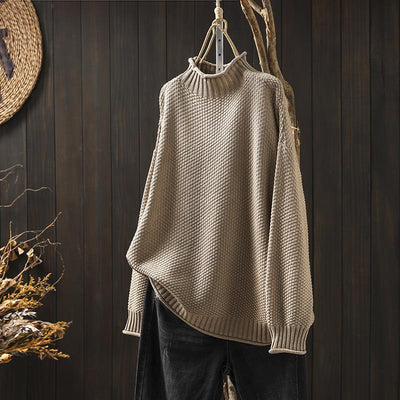 Claire | Dame striktrøje i premium garn sweater