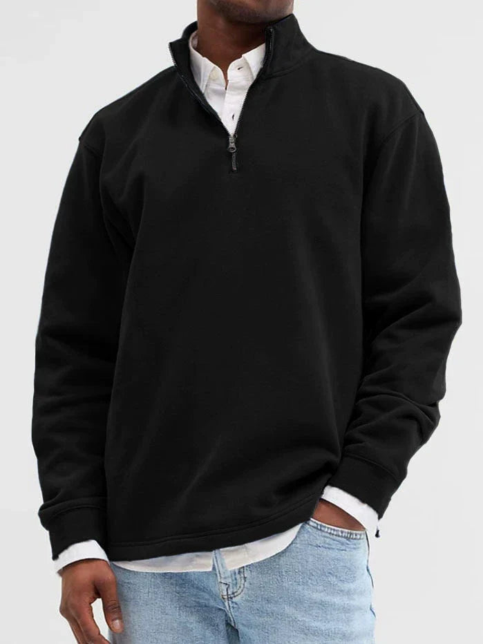 Topman | Herre sweatshirt med kort lynlås – casual hættetrøje