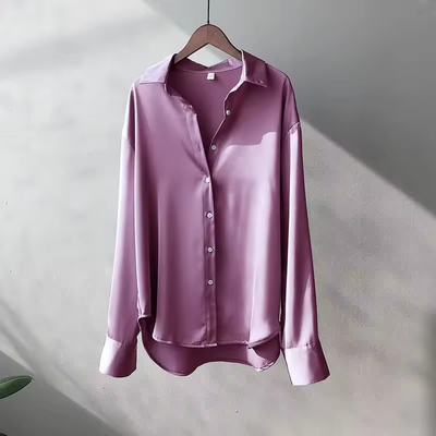 Zelia - Tidløs Oversized Elegant Bluse