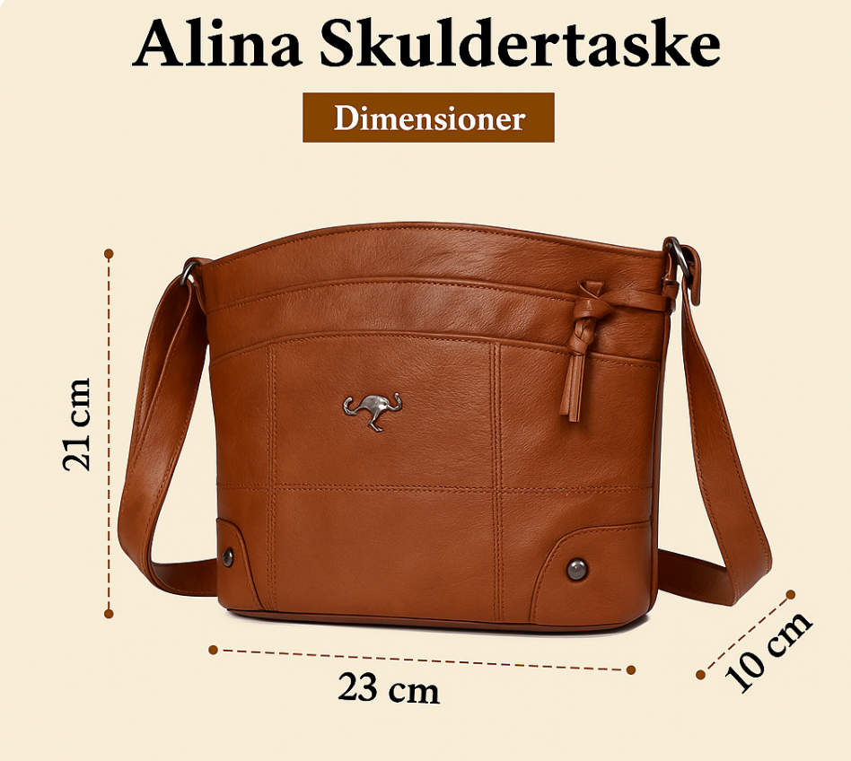 Lædertaske Alina | Design Signeret af Liva