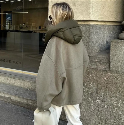 Edith | Cozy Hættetrøje Oversized Jakke
