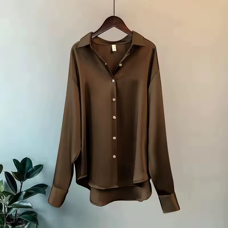 Zelia - Tidløs Oversized Elegant Bluse
