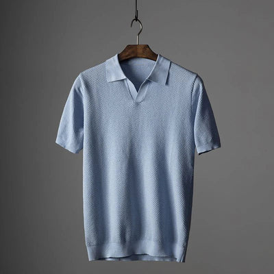 Ikon | Struktureret herre polo – klassisk elegant poloshirt til mænd