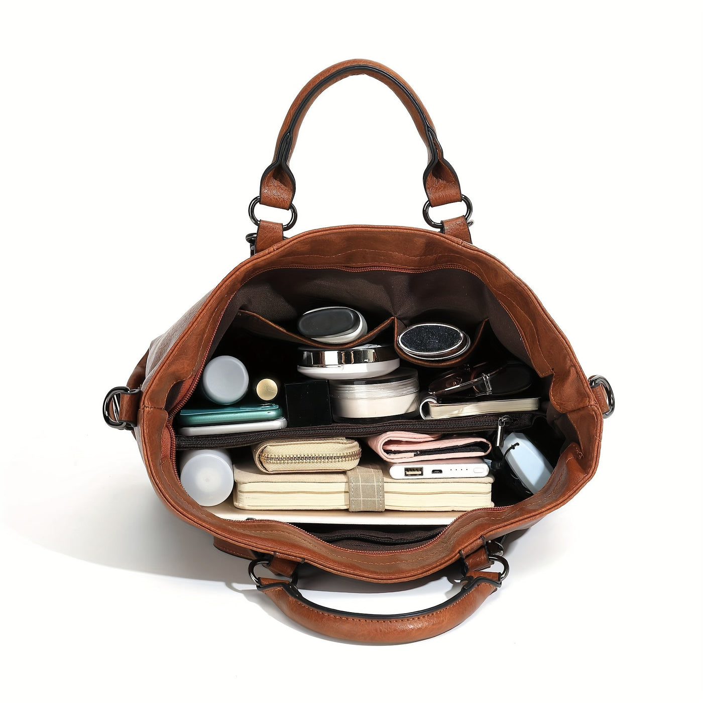 Eleganza Classica di Charlotte | Håndtaske i Vintage Syntetisk Læder
