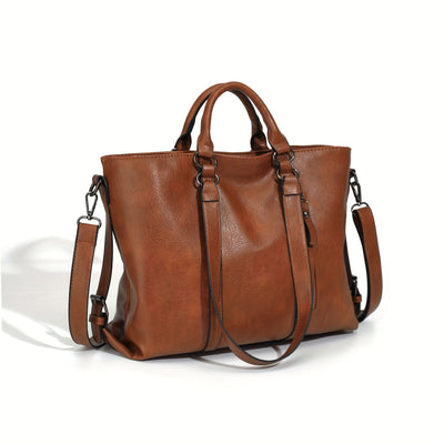 Eleganza Classica di Charlotte | Håndtaske i Vintage Syntetisk Læder