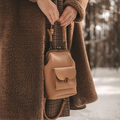 Vintage Lædertaske med Snaplukning - Det Essentielle Retro Chic Fra Lisa