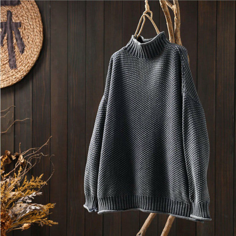 Claire | Dame striktrøje i premium garn sweater