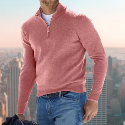 Topman | Herre sweatshirt med kvart lynlås – casual sportstrøje
