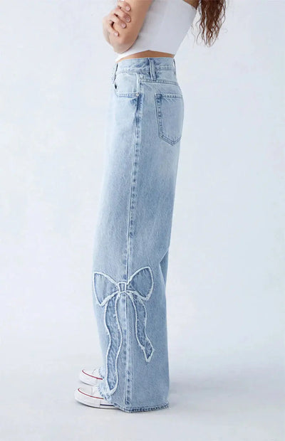 Yasmin | Ben Denim Jeans with Patches