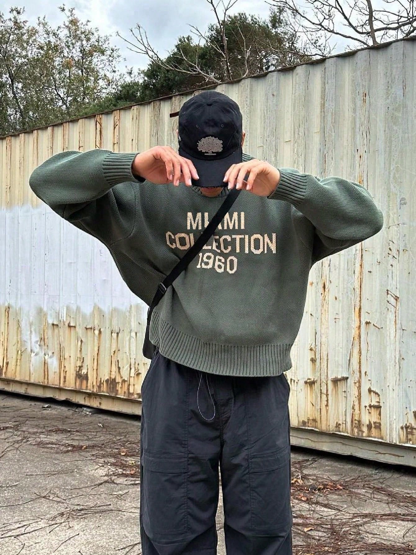 Icoon | Herre rundhals sweater – streetstyle striktrøje i bomuld